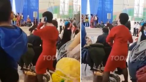 Bayramdagi serg‘ayrat bog‘cha opa qozog‘istonliklarni zavqlantirdi (video)