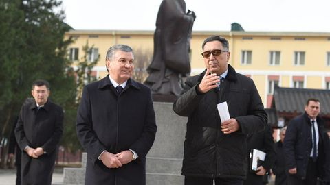 Shavkat Mirziyoyev Samarqanddagi Konfutsiy maydonini borib ko‘rdi