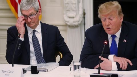 Трамп Apple раҳбарига «Тим Эппл» деб мурожаат қилди