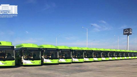Toshkentda 30 ta yangi MAN rusumli avtobuslari aholiga xizmat ko‘rsatishni boshlaydi
