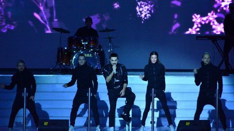 Оёғи икки жойидан синган Дима Билан Humo Arena’да чиқиш қилди