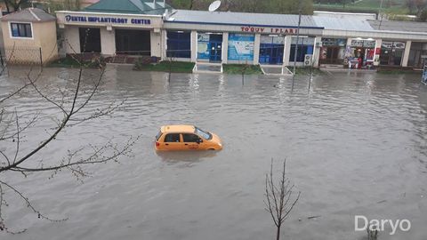 Samarqandda ham suv toshqini kuzatilmoqda (video)