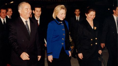 Tarixiy surat: Islom Karimov, Tatyana Karimova va Hillari Klinton
