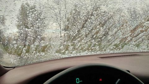 Jizzaxda qor yog‘di (video)