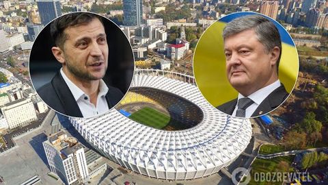 Zelenskiy va Poroshenkoning stadiondagi debatiga barcha chiptalar sotilib bo‘ldi