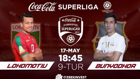 Superliga. “Lokomotiv” o‘z maydonida Vadim Abramov boshliq “Bunyodkor”ni qabul qiladi
