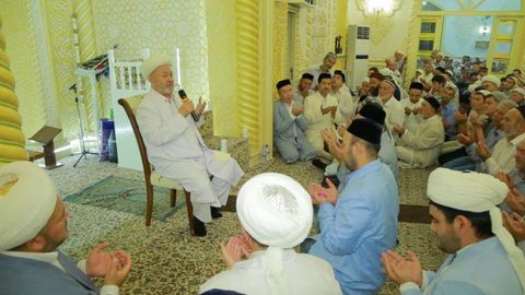 Муфтий Усмонхон Алимов Тошкент вилоятида Қуръон хатмонасида иштирок этди