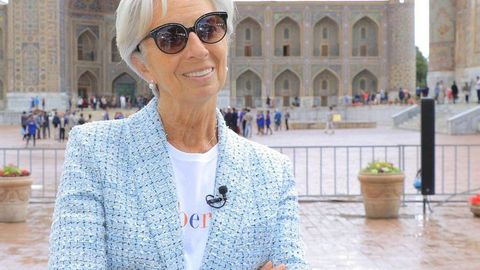 XVJ direktori Kristin Lagard Samarqandga keldi