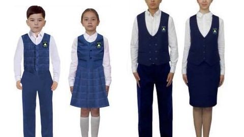 Ягона мактаб формаси қандай матодан бўлади?