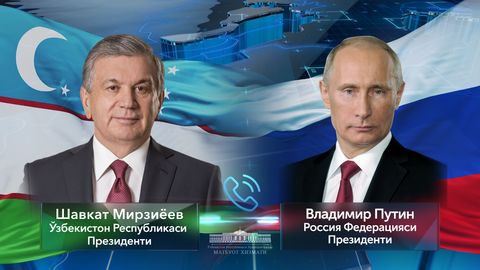 Shavkat Mirziyoyev Vladimir Putin bilan telefon orqali suhbatlashdi