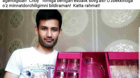 “O‘zbekkino” Kann festivalida Gran-prini qo‘lga kiritgan talabaga serviz sovg‘a qildi