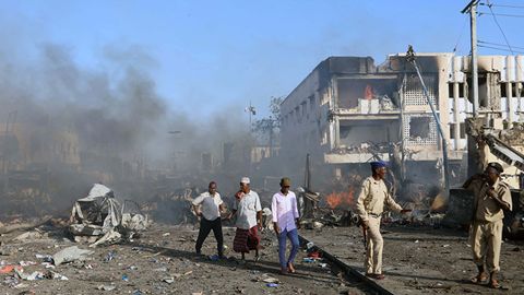 Сомали пойтахтидаги портлаш оқибатида 6 киши ҳалок бўлди