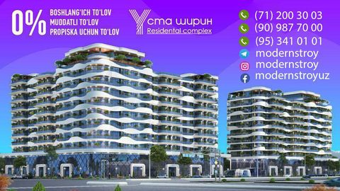 Modern Stroy kompaniyasidan “Uchta nol” aksiyasi: 0% li boshlang‘ich va muddatli to‘lov hamda “bepul” propiska!