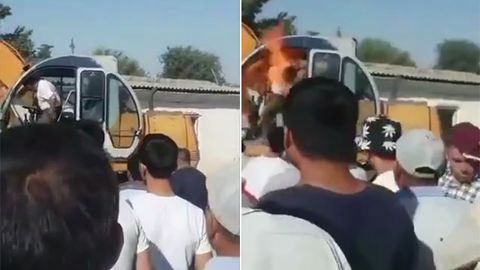 Tuman hokimi o‘rinbosarini yoqib yuborgan yakkabog‘lik tadbirkor qamoqdan ozod qilindi. U endi sudga o‘z uyidan qatnaydi