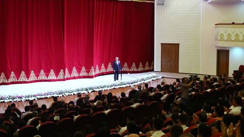 Сирдарё вилоятида реконструкция қилинган мусиқали драма театри фойдаланишга топширилди