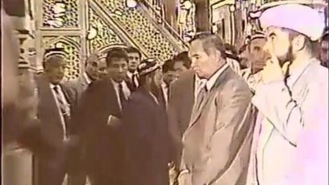 Islom Karimovning Madina ziyorati (video)