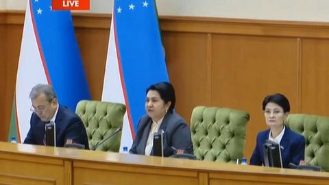 Олий Мажлис Сенати ялпи мажлиси илк бор жонли эфирда берилмоқда (видео)