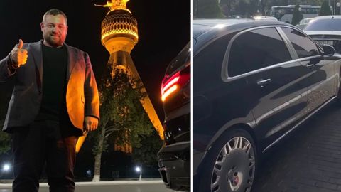 Otabek Umarov rossiyalik taniqli avtoblogerga test-drayv uchun Mercedes, Maybach va Bentley taqdim etdi