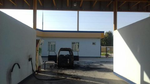 Surxondaryodagi “gaz-zapravka”da Damas yonib ketdi