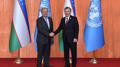 БМТ бош котиби Шавкат Мирзиёев ва Ўзбекистонни Мустақиллик куни билан табриклади