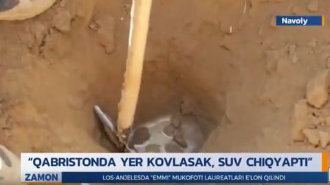 Карманадаги қабристонда майитларни мусулмончасига дафн қилиб бўлмаяпти (видео)