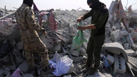 Al-Bag‘dodiy murdasining qoldiqlari Iroqdagi harbiy bazaga olib kelindi