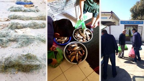 Хоразмда браконьерлардан олиб қўйилган қиймати 50 млн сўмдан кўп бўлган балиқлар қариялар уйига топширилди