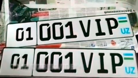 ИИВ «01 001 VIP» авторақами пайдо бўлгани ҳақидаги маълумотга ойдинлик киритди (видео)
