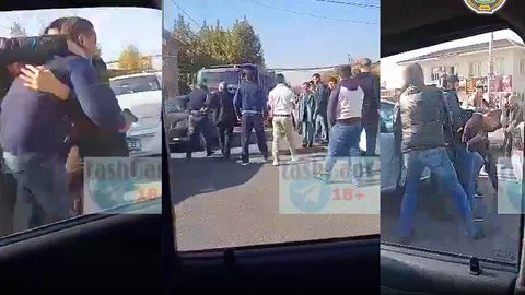 Olmazorda 2 haydovchi o‘rtasida yuzaga kelgan janjalda ulardan biri plastmassa to‘pponcha o‘qtaldi