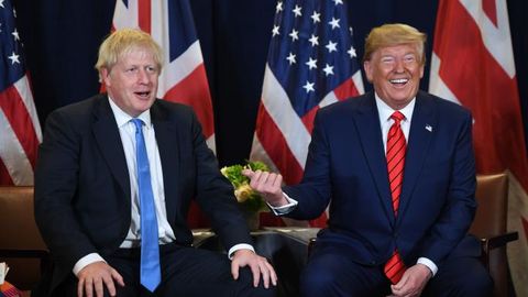 Times: Jonson Trampning Britaniyaga tashrifi chog‘ida u bilan iloji boricha kamroq muloqot qiladi