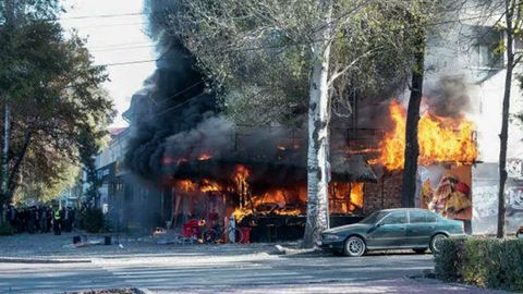 Qirg‘izistonda yongan kafe ijarachisi hibsga olindi. Yong‘inda bir kishi halok bo‘lgan