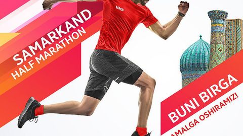 UMS жамоаси — Samarkand Half Marathon иштирокчиси