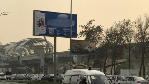 Toshkentda giyohvand moddalarni targ‘ib qiluvchi banner olib tashlandi