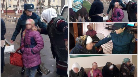 Тошкент шаҳар ИИББ ходимлари тиланчилик қилаётган аёлларга ёрдам кўрсатди