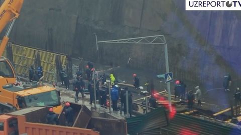 UzReport: Yunusoboddagi metro qurilishida o‘pirilish yuz bergan joy ostida 20 nafarga yaqin quruvchi bo‘lgan (video)