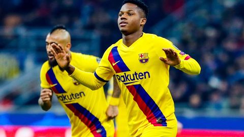 17 yoshli Ansu Fati Chempionlar Ligasi tarixiga kirdi