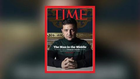 Time jurnali muqovasida Vladimir Zelenskiy surati chop etildi