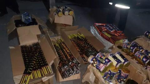 Оҳангарондаги «Чинор» масканида катта миқдордаги пиротехника воситалари тўхтатиб қолинди