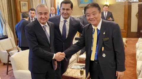 Jahongir Ortiqxo‘jayev Yaponiyada Nagoya shahri meri bilan uchrashdi
