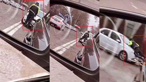 Toshkentda YPX xodimini mashinasi kapotida sudrab ketgan haydovchiga nisbatan chora ko‘rildi
