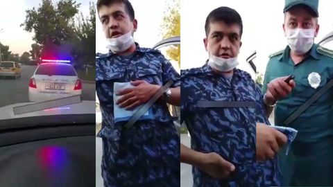 Surxondaryoda haydovchiga “yalingan” YPX xodimi egallab turgan lavozimidan ozod etildi