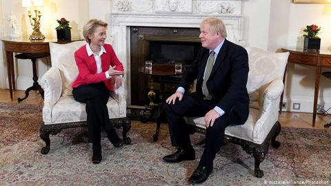 Boris Jonson Shimoliy Irlandiya uchun vaksinalarni eksporti qilishga qo‘yilgan taqiqni Yevropa komissiyasi rahbari bilan muhokama qildi