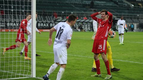 Bundesliga. “Bavariya” 5 ta gol urilgan o‘yinda “Borussiya M”ga yutqazib qo‘ydi