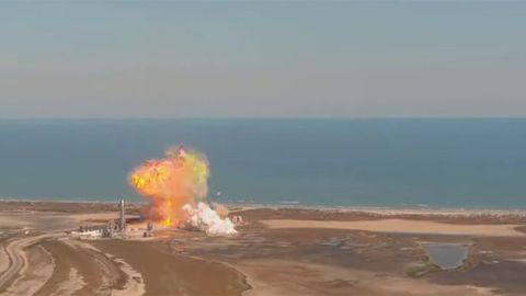 SpaceX’ning Starship kemasi prototipi sinovlar chog‘ida portlab ketdi (video)