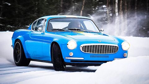 Видео: Қорда дрифт қилаётган 56 йиллик Volvo базасидаги спорткар