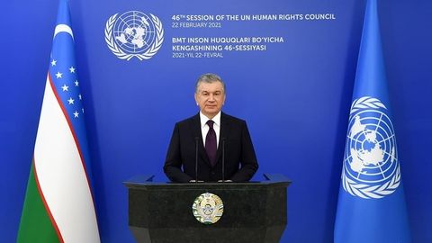 Shavkat Mirziyoyev BMTning Inson huquqlari bo‘yicha sessiyasida nutq so‘zladi