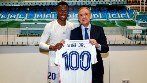 Винисиус Жуниор «Реал» сафидаги 100-ўйинини ўтказди. Фақат икки футболчи ундан ёшроқ вақтида бу натижага эришган