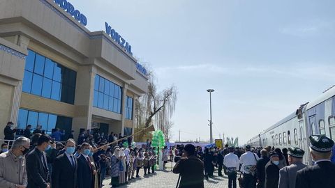 Xonobodda temiryo‘l vokzali ishga tushdi