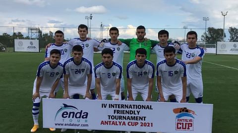 “Antalya Cup—2021”. O‘zbekiston U-22 terma jamoasi Qozog‘istonga imkon qoldirmadi