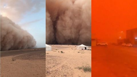 Qatar, Saudiya Arabistoni va Xitoyga qum bo‘roni yopirildi (video)